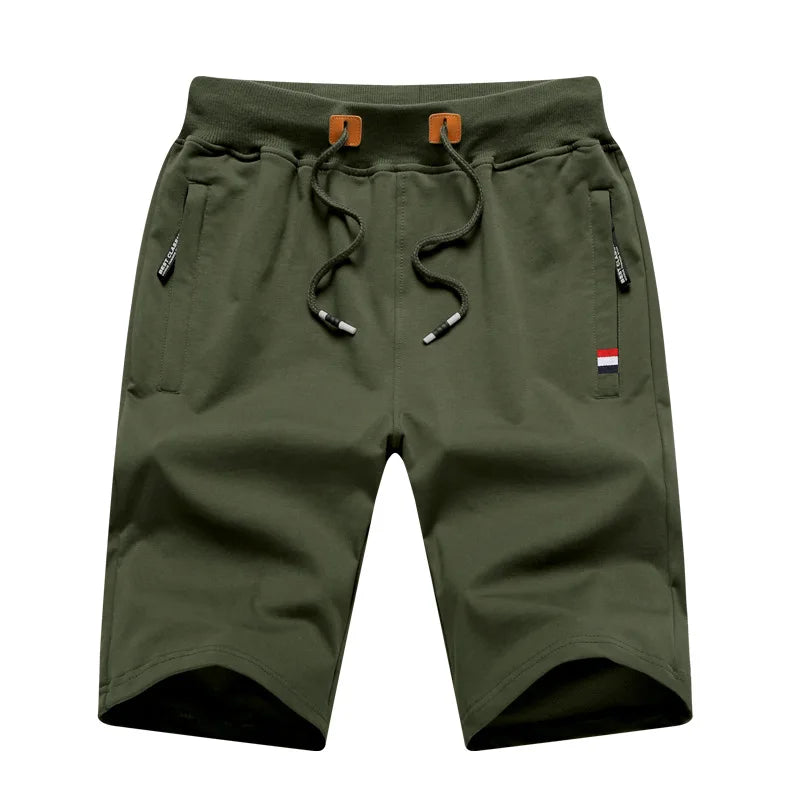 FGKKS Quality Brand Men Casual Shorts New Summer Male Fashion Casual Short Men's Solid Color Fitness Breathable Shorts