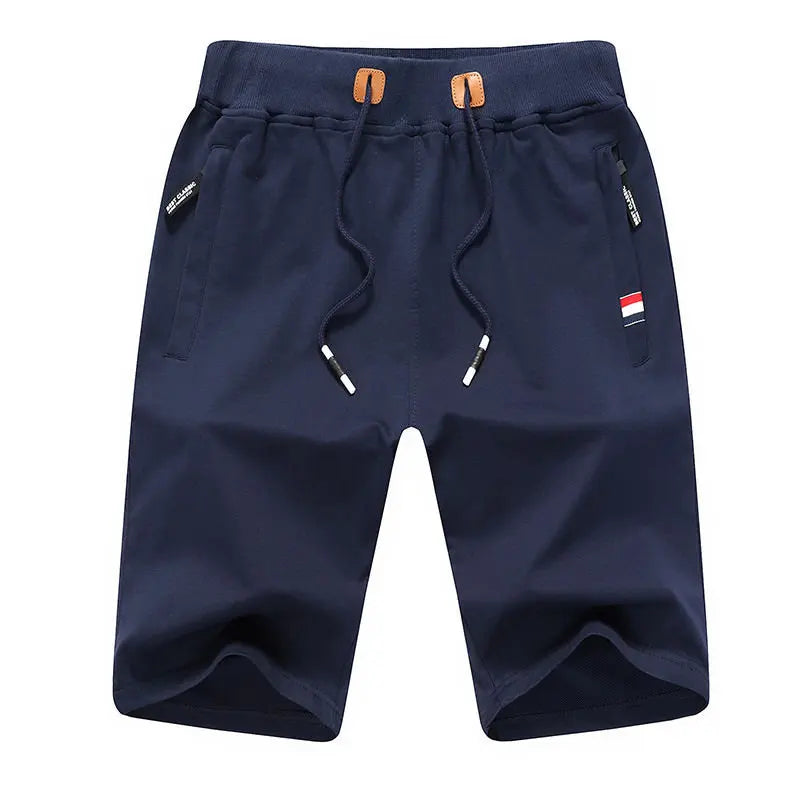 FGKKS Quality Brand Men Casual Shorts New Summer Male Fashion Casual Short Men's Solid Color Fitness Breathable Shorts