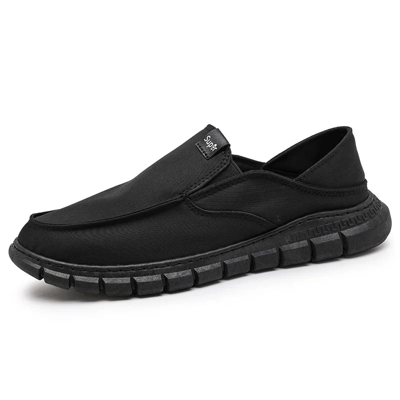 Men Flat Loafers 2023 New Fashion Canvas Casual Shoes Moccasins Breathable Sneakers Comfort Flats Men Shoes Zapatillas Hombre