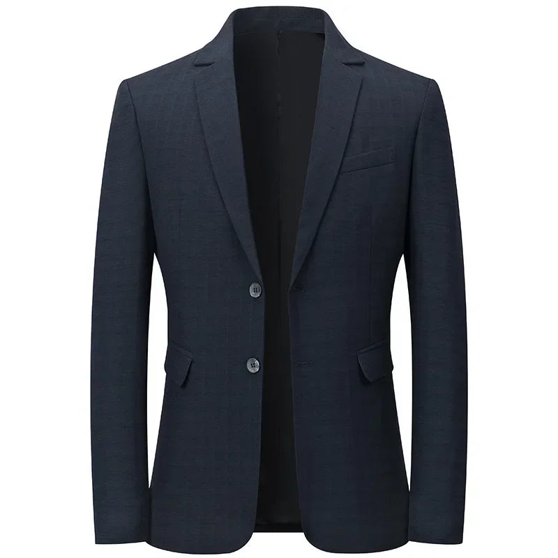 New Spring Summer Men Thin Breathable Blazers Jackets High Quality Male Fit Suits Jackets Business Casual Slim Suits Coats 4XL