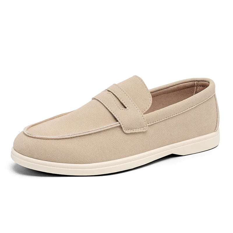 Summer Blue Men's Loafers Comfortable Suede Leather Casual Shoes Men Lightweight Slip on Shoes Man Moccasins Zapatos De Hombre