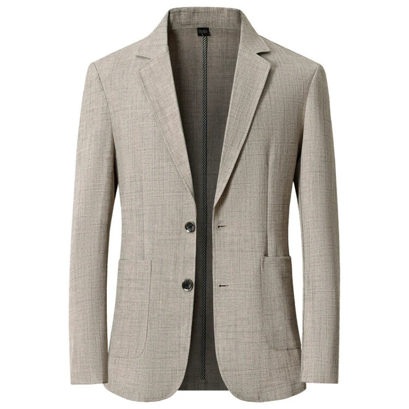 2024 New Men Sun-Proof Coat, Light and Breathable Summer Long-Sleeve Jacket S-4XL Daily Business Casual Suit