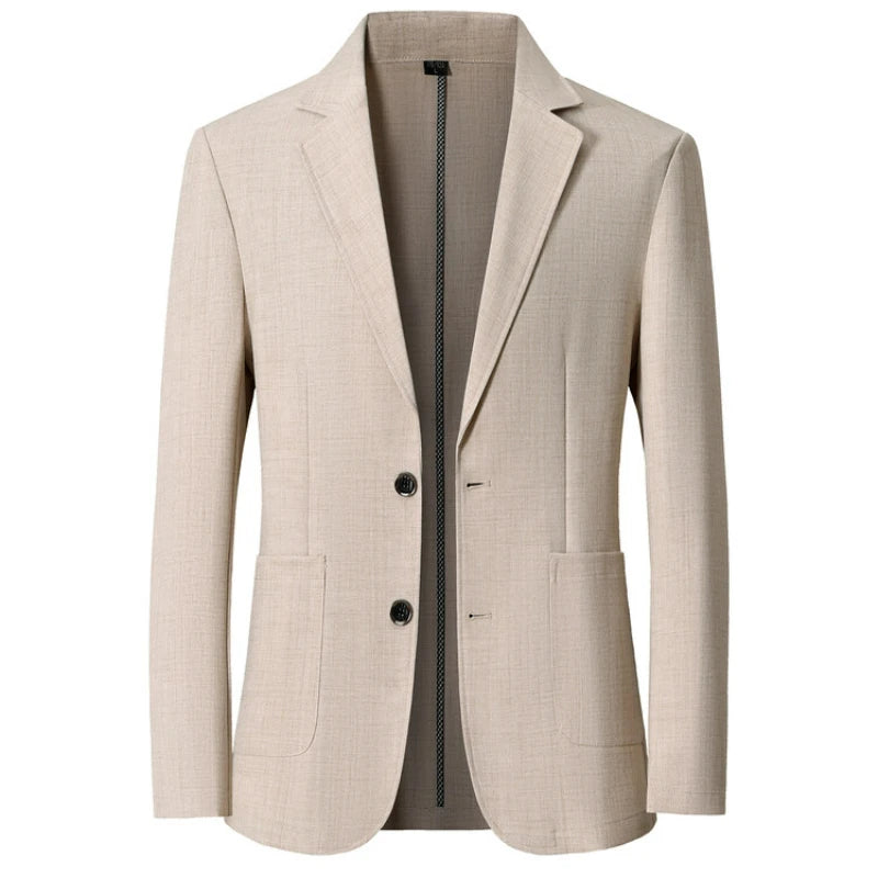 2024 New Men Sun-Proof Coat, Light and Breathable Summer Long-Sleeve Jacket S-4XL Daily Business Casual Suit
