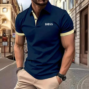 Summer men's polo shirt t shirt for man Fashion leisure polo new in tops & tees polo shirts herren man clothes Men Business Polo
