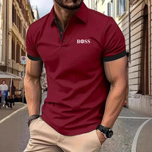 Summer men's polo shirt t shirt for man Fashion leisure polo new in tops & tees polo shirts herren man clothes Men Business Polo