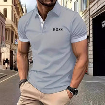 Summer men's polo shirt t shirt for man Fashion leisure polo new in tops & tees polo shirts herren man clothes Men Business Polo