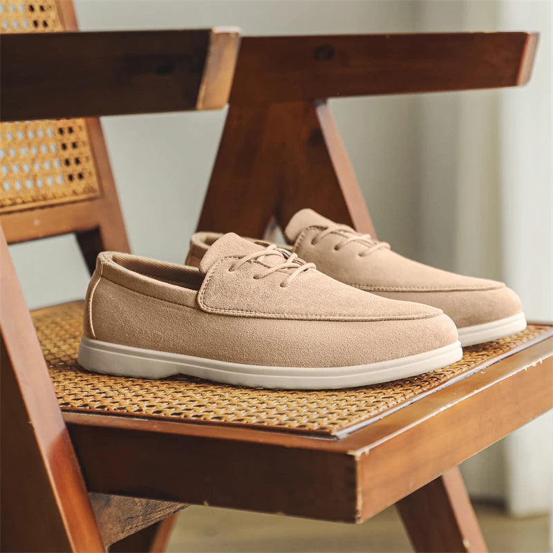 Men's Slip On Loafers Fashionable versatile Lightweight Breathable Comfort Shoes Non-Slip Soft Sole Daily Walking 2025 New