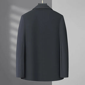 2025 Summer Ice Silk Thin Sunscreen Suit Jackets for Men Classic Business Casual Blazers Wedding Social Dress Coat Men Clothing