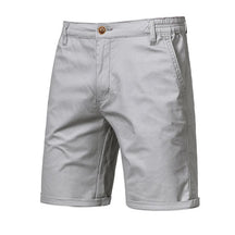 2025 Men Shorts Summer Cotton Middle Waist Male  Casual Business Men Shorts Printed Beach Stretch Chino Classic Fit Short Homme