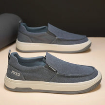 2024 Summer Men Breathable Casual Canvas Shoes Comfort Slip-on Loafer Soft Penny for Men Lightweight Driving Boat Shoes Loafers