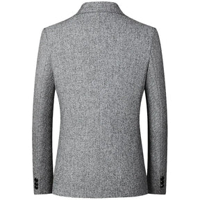 new summer and autumn linen thin breathable and sun-protective suit jacket with inner lining, slimming middle-aged men's suit