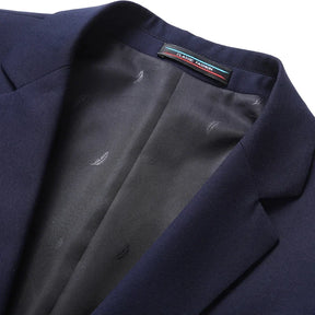 2025 Blazer New Men's Fashion Business Solid Color British Style Professional Work Groom Wedding Dress Best Man Blazer Jacket