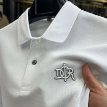 High end brand men's short sleeved polo shirt, summer 2025 new fashion embroidery casual T-shirt, casual breathable top