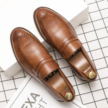 High Quality Formal Shoes For Men Loafers Men Business British Wedding Social Leather Shoes Men’s Dress Shoes Leather Shoes Male