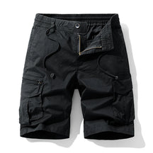 Summer Men Cotton Cargo Shorts Mens Jogger Casual Beach Fashion Shorts Man Bermuda Multi Pocket Work Safari Shorts Pants Trouser