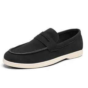 Summer Blue Men's Loafers Comfortable Suede Leather Casual Shoes Men Lightweight Slip on Shoes Man Moccasins Zapatos De Hombre
