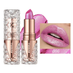 Glitter Lipsticks Quicksand Gold Lipstick Moisturizing Silky Mermaid Girl Pink Long-lasting Waterproof Orange Lips Makeup