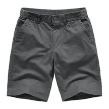 Men Cotton 100% Casual Shorts New Summer Man Elastic Waist Sportswear Jogger Pants Quality Male Straight Knee Length Pants 5XL