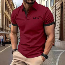Summer men's polo shirt t shirt for man Fashion leisure polo new in tops & tees polo shirts herren man clothes Men Business Polo
