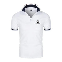 Brand KELME Quality 100% Cotton Men's T-shirt Solid Body POLO Shirt Fashion Design V-neck Casual Short-sleeved Men's Clothing
