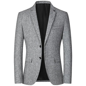 new summer and autumn linen thin breathable and sun-protective suit jacket with inner lining, slimming middle-aged men's suit