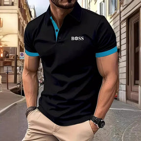 Summer men's polo shirt t shirt for man Fashion leisure polo new in tops & tees polo shirts herren man clothes Men Business Polo